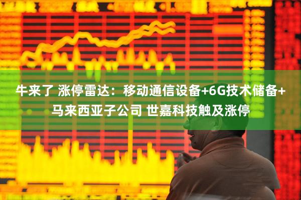 牛来了 涨停雷达：移动通信设备+6G技术储备+马来西亚子公司 世嘉科技触及涨停